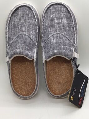 Spence Women’s Casual Slip-On Siesta Slides in Heather Gray